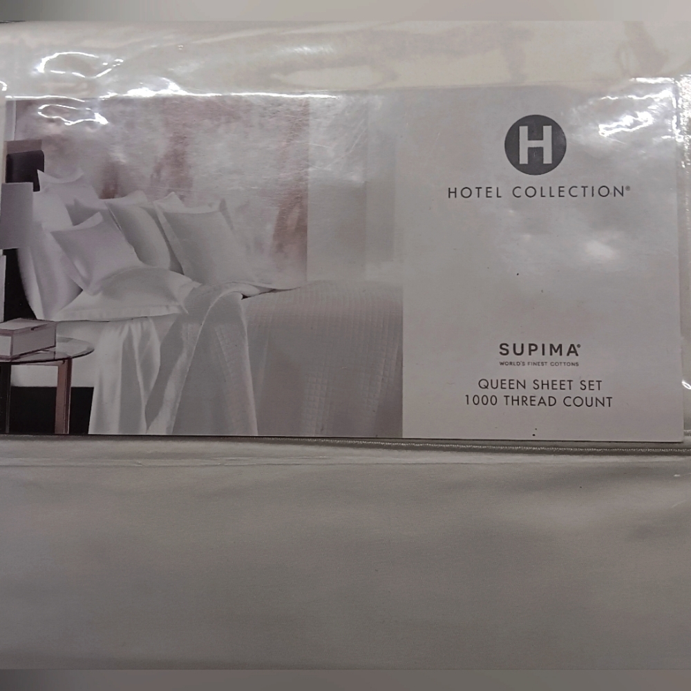 Hotel Collection; Queen Sheet Set